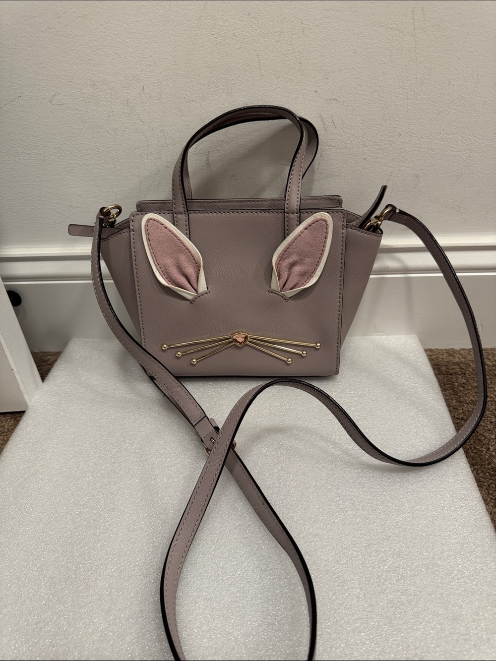 Kate Spade New York Hop to It Bunny Mini Hayden satchel crossbody bag purse